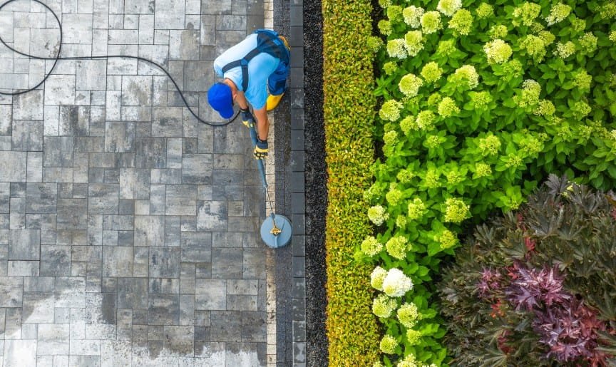 Patio Cleaning Services in Clock House