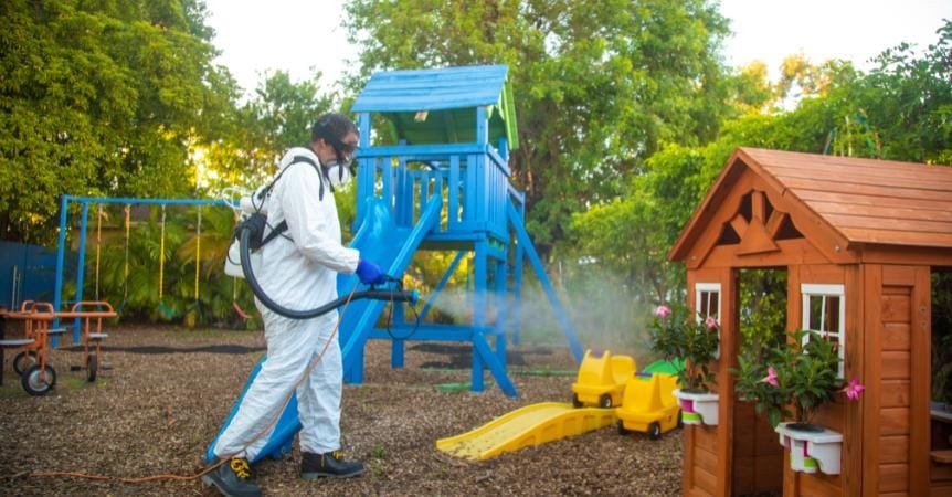 Playground Cleaning for Schools and The Public Sector In London