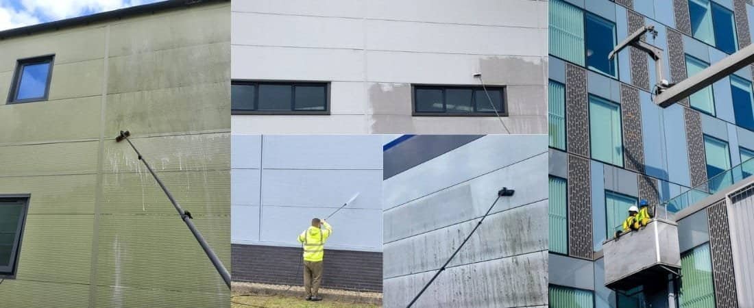 Cladding Cleaning in Royal Hospital