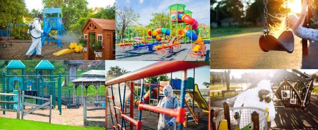Playground Cleaning in Manor